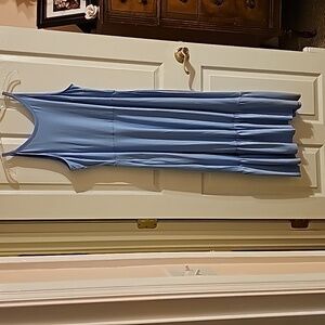 52 seven tie tank dress xl, baby blue euc